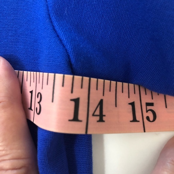 Felicity & Coco Brilliant Blue Skirt Ponte Dress - Picture 10 of 15